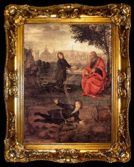 framed  Filippino Lippi Allegory, ta009-2